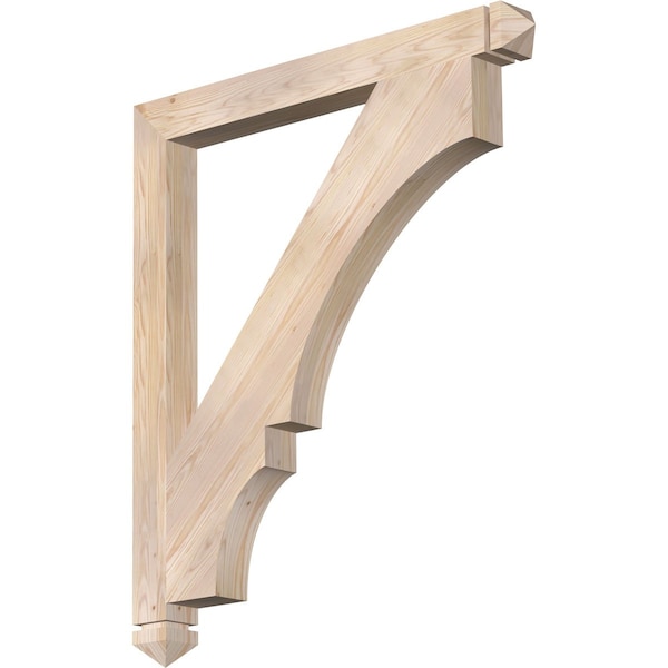 Ekena Millwork Balboa Arts & Crafts Smooth Bracket, Douglas Fir, 3 1/2"W x 38"D x 44"H BKT04X38X44BOA03SDF - main